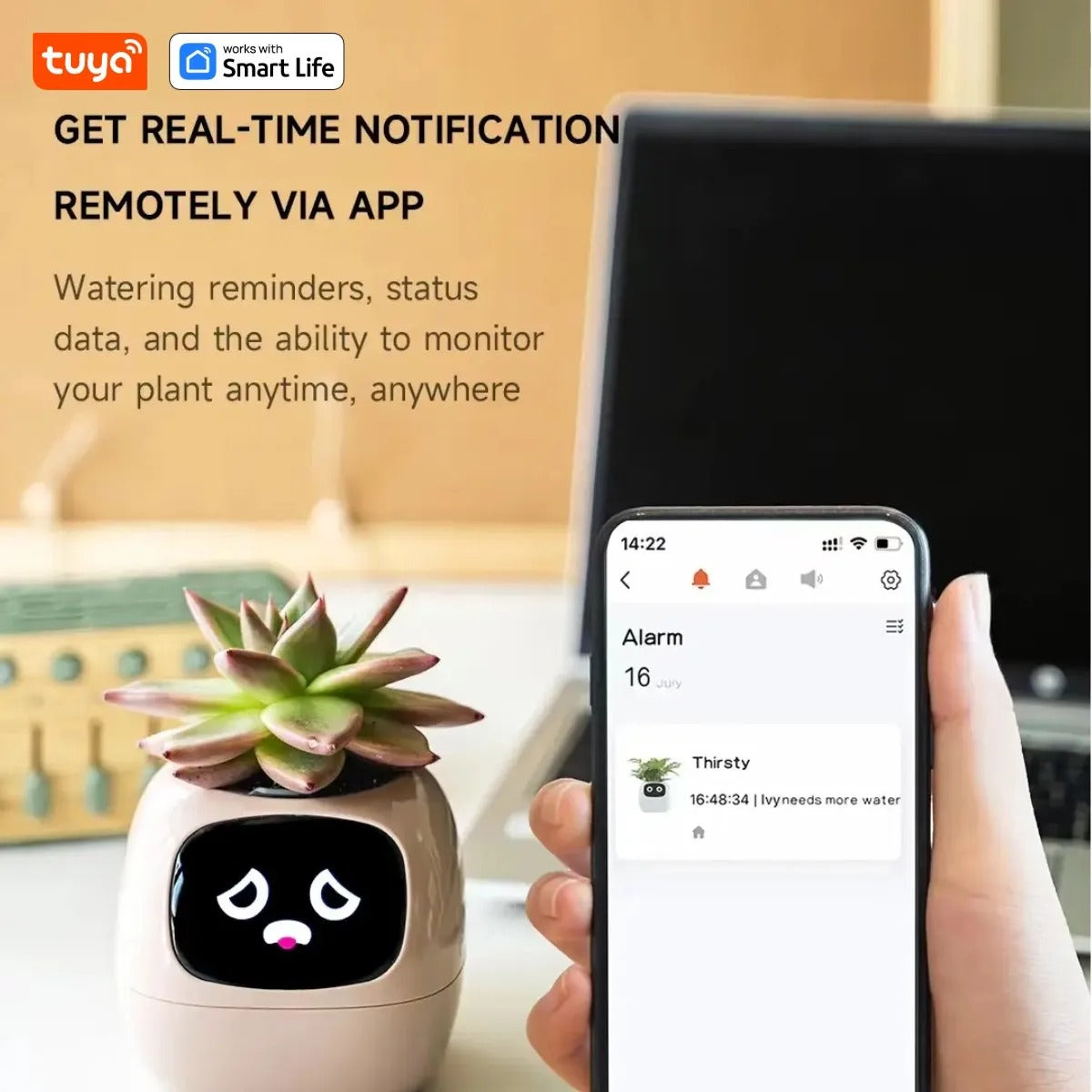 GrowJoy – AI Smart Planter with 49 Emotions