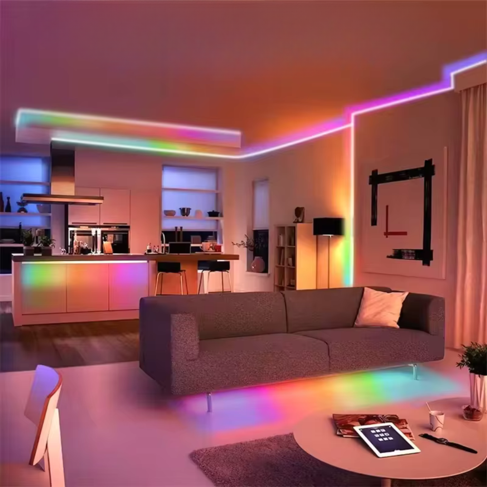 GlowFlex – RGB LED Strip with Music Sync