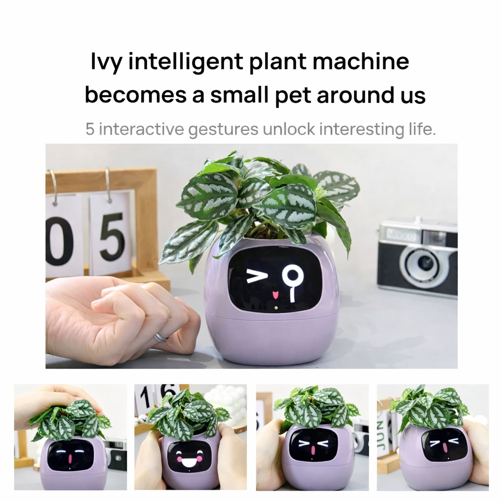 GrowJoy™ AI Smart Planter — Your Plant Has Feelings