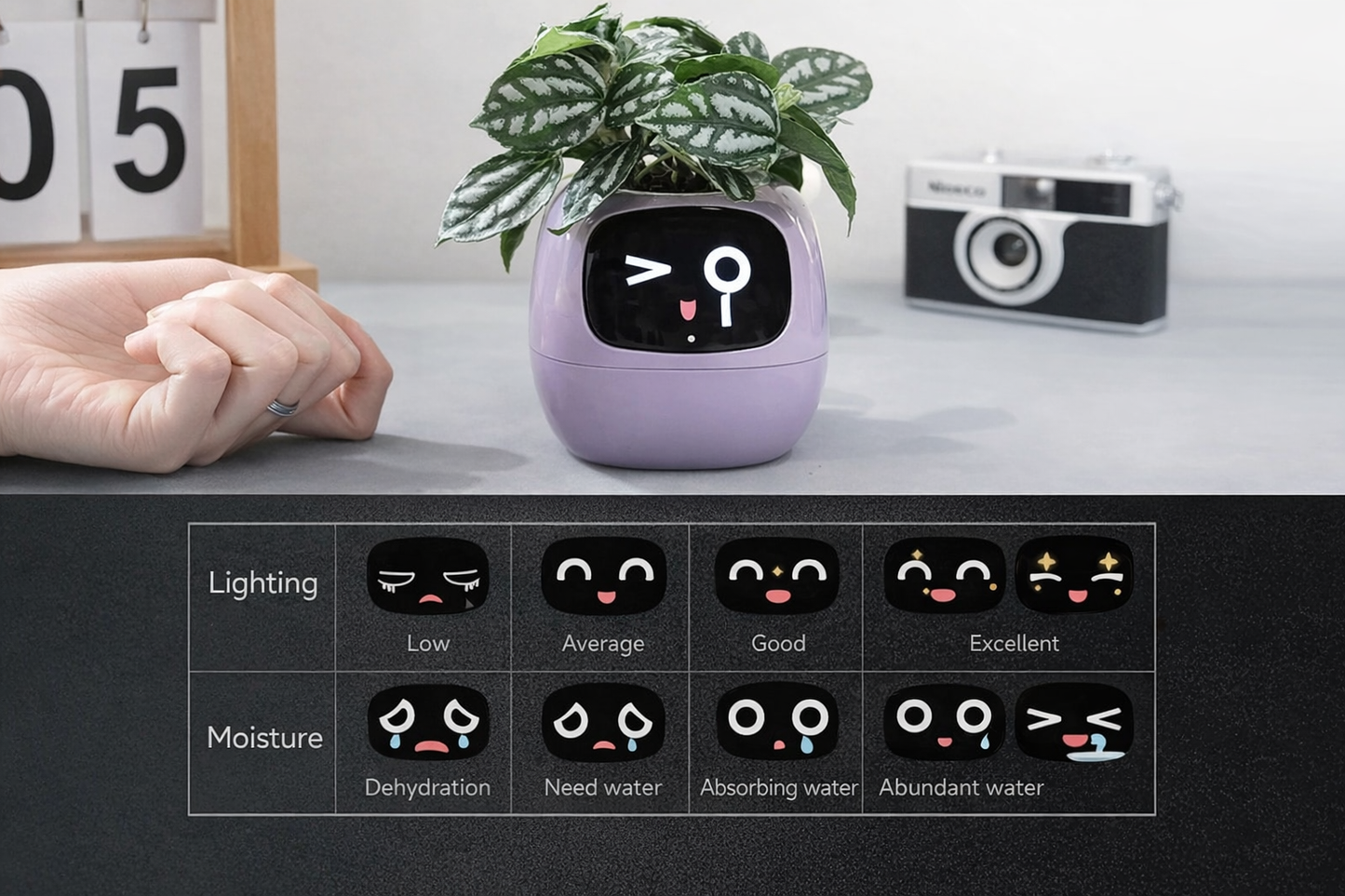 GrowJoy™ AI Smart Planter — Your Plant Has Feelings