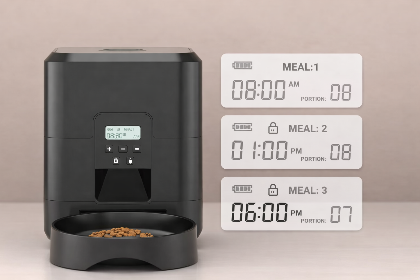 PawFeast™ Smart Automatic Pet Feeder with Wi-Fi