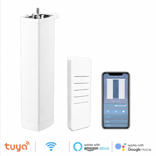 CurtainFlow™ Smart Electric Curtain Motor – App & Voice Control