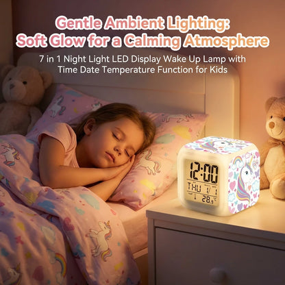 AuraTime™ Dream | Kids Alarm Clock with Night Light