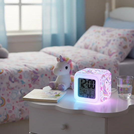AuraTime™ Dream | Kids Alarm Clock with Night Light