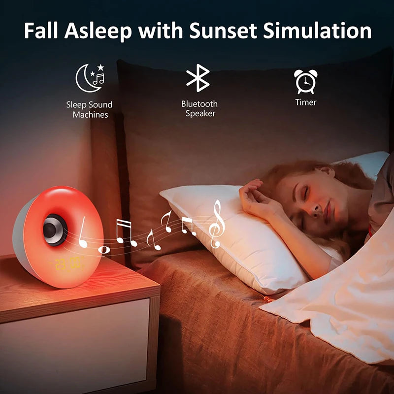 AuraTime™ Sunrise | Smart Sunrise Alarm Clock & Sleep Light