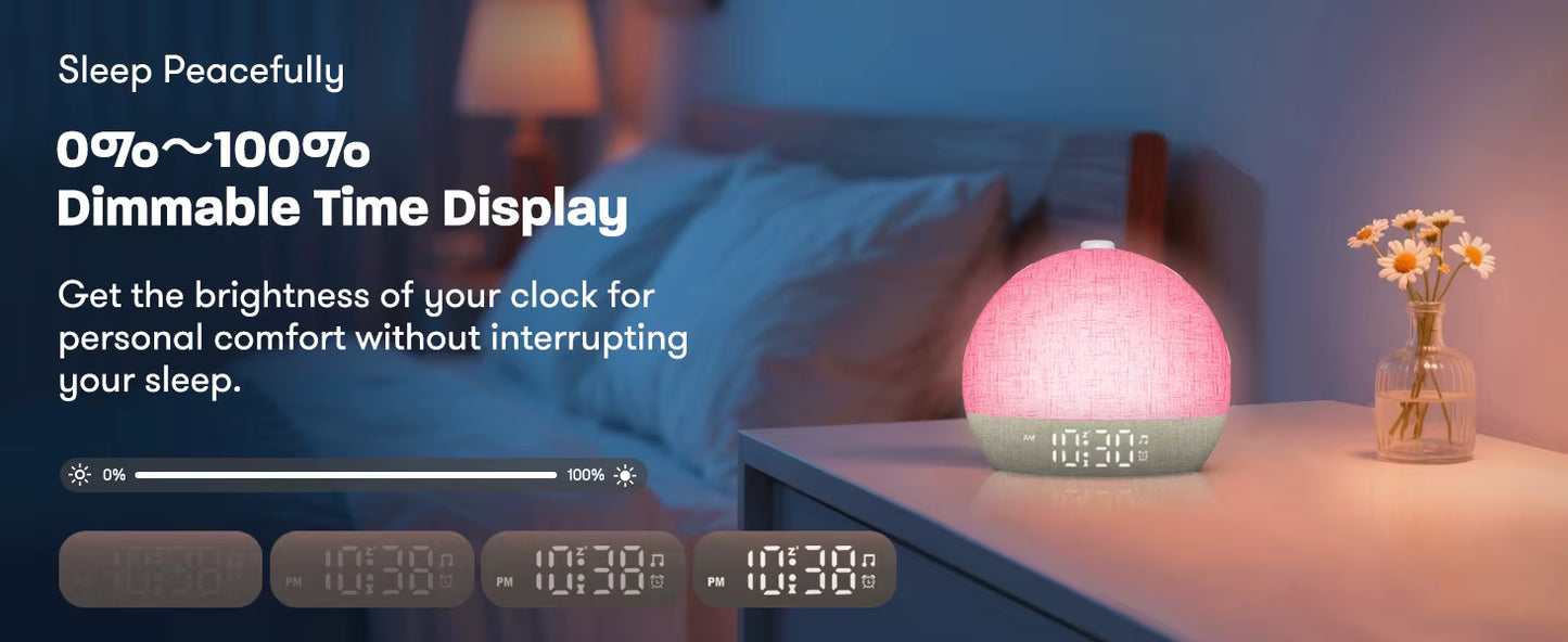 AuraTime™ Sunrise Pro | Smart Sunrise Alarm Clock & Ambient Lamp
