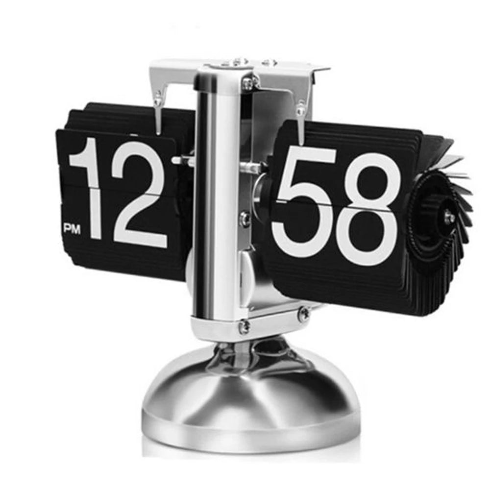AuraTime™ Flip | Modern Mechanical Flip Desk Clock