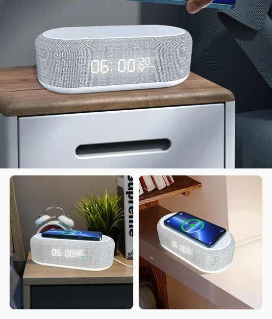 AuraTime™ Charge – Wireless Charging Alarm Clock
