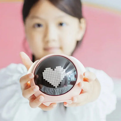 AuraTime™ Pixel – Smart Emoji Alarm Clock with Night Light