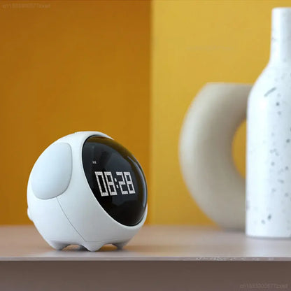 AuraTime™ Pixel – Smart Emoji Alarm Clock with Night Light