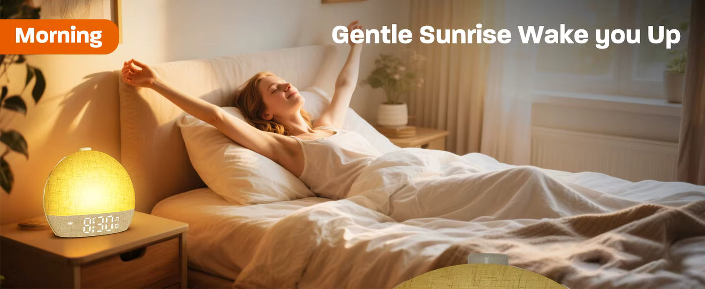 AuraTime™ Sunrise Pro | Smart Sunrise Alarm Clock & Ambient Lamp