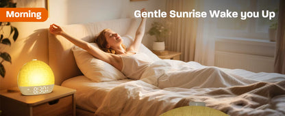 AuraTime™ Sunrise Pro | Smart Sunrise Alarm Clock & Ambient Lamp
