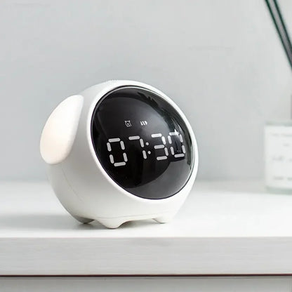 AuraTime™ Pixel – Smart Emoji Alarm Clock with Night Light