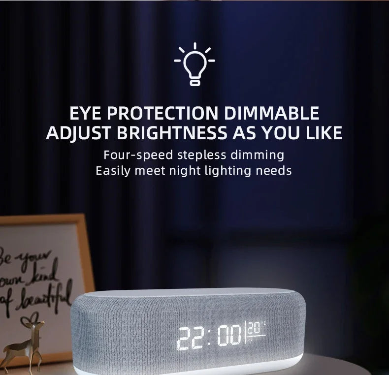 AuraTime™ Charge – Wireless Charging Alarm Clock