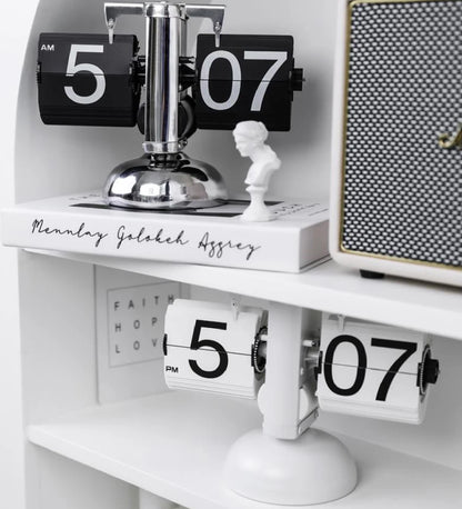 AuraTime™ Flip | Modern Mechanical Flip Desk Clock