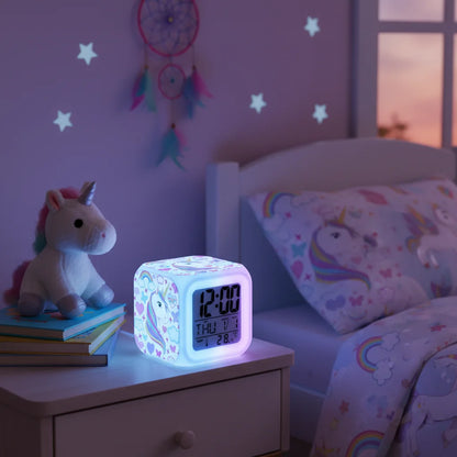 AuraTime™ Dream | Kids Alarm Clock with Night Light