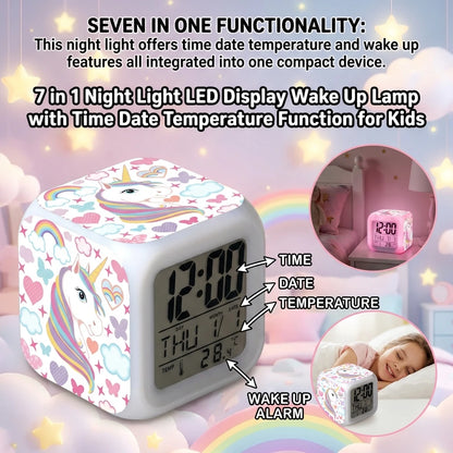 AuraTime™ Dream | Kids Alarm Clock with Night Light