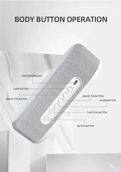 AuraTime™ Charge – Wireless Charging Alarm Clock