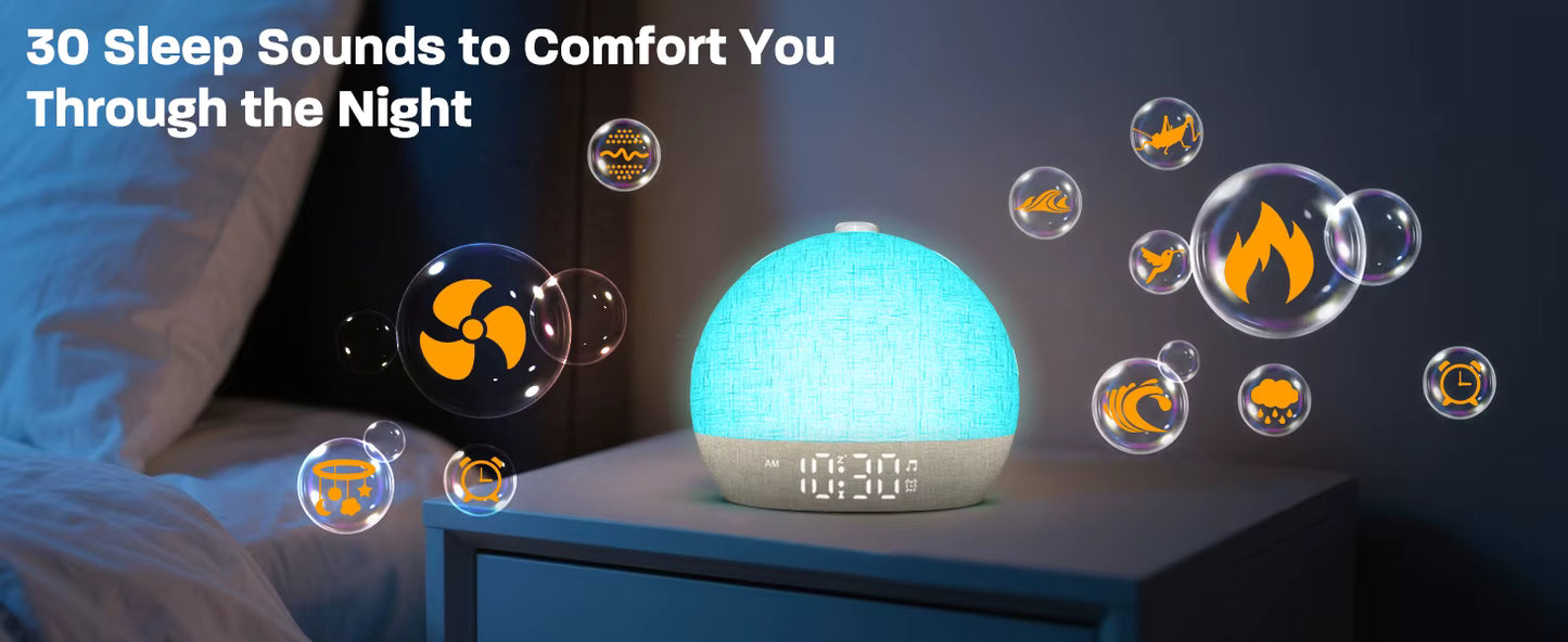 AuraTime™ Sunrise Pro | Smart Sunrise Alarm Clock & Ambient Lamp