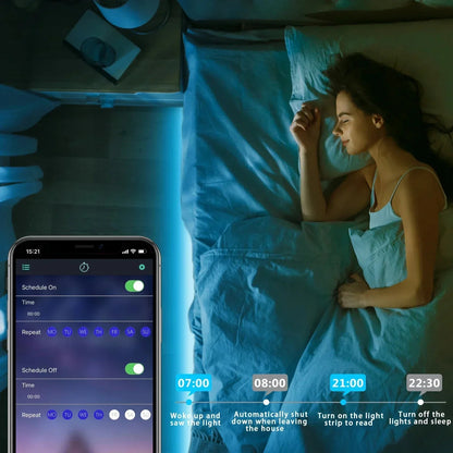 GlowFlex – RGB LED Strip with Music Sync