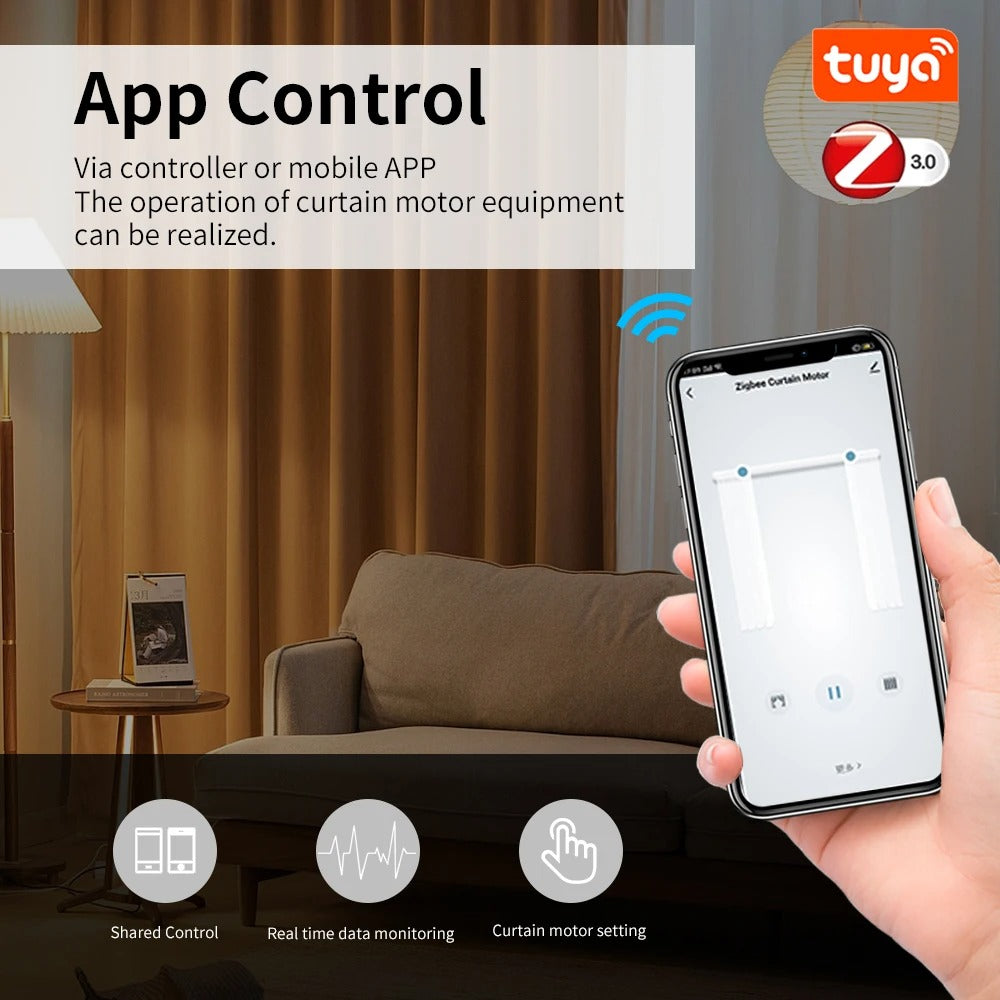 CurtainFlow – Smart Electric Shutter Motor